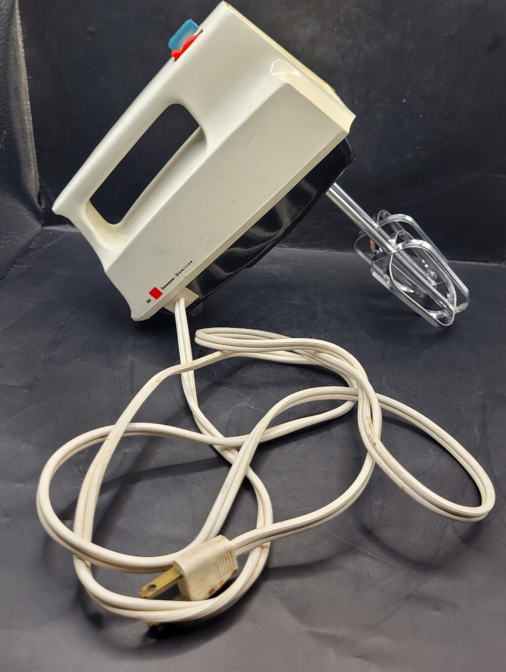 Vintage Samson Dominion Hand Mixer Model 1925 Mid Century Tested Working READ